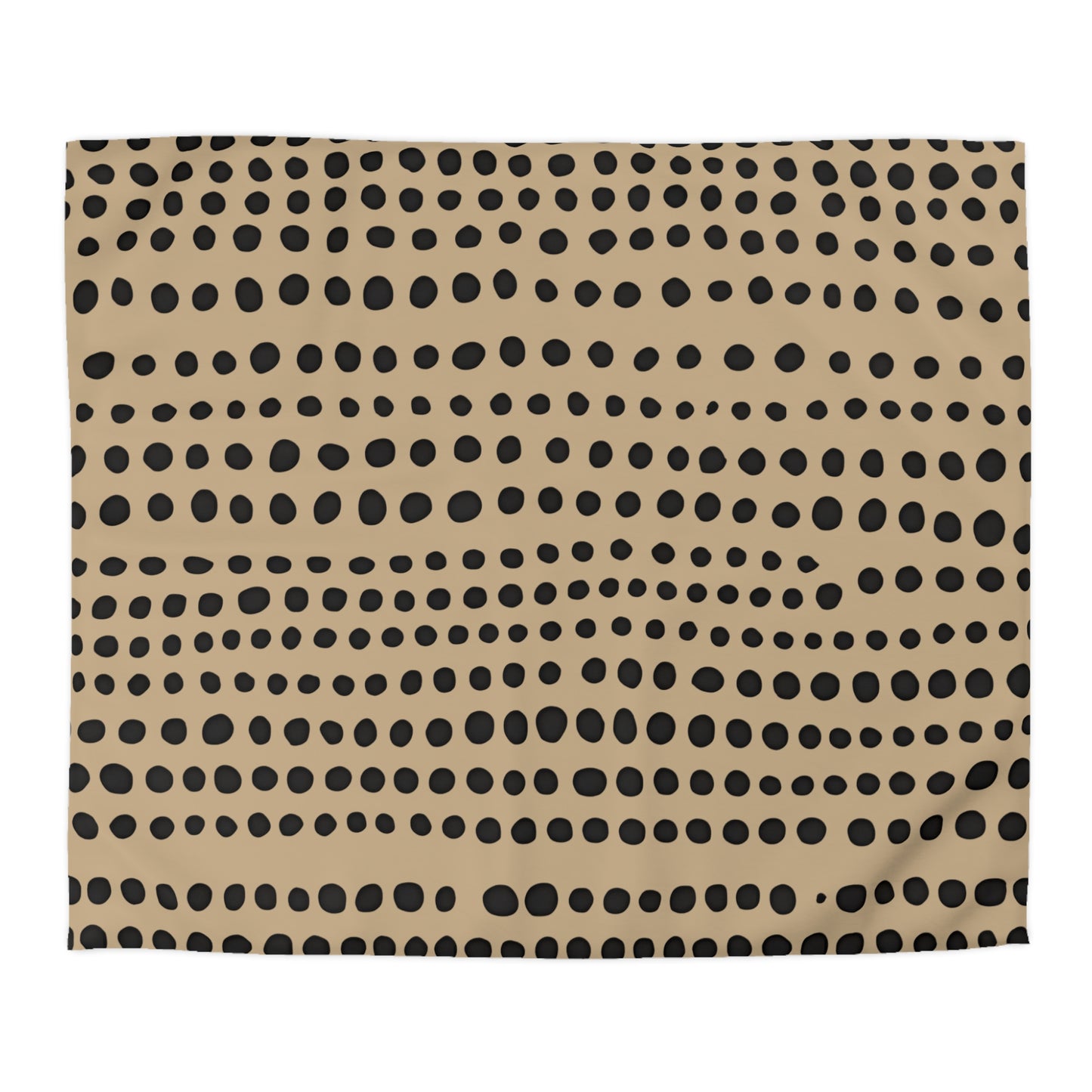 Monotone Modern Polka Dot Duvet Cover