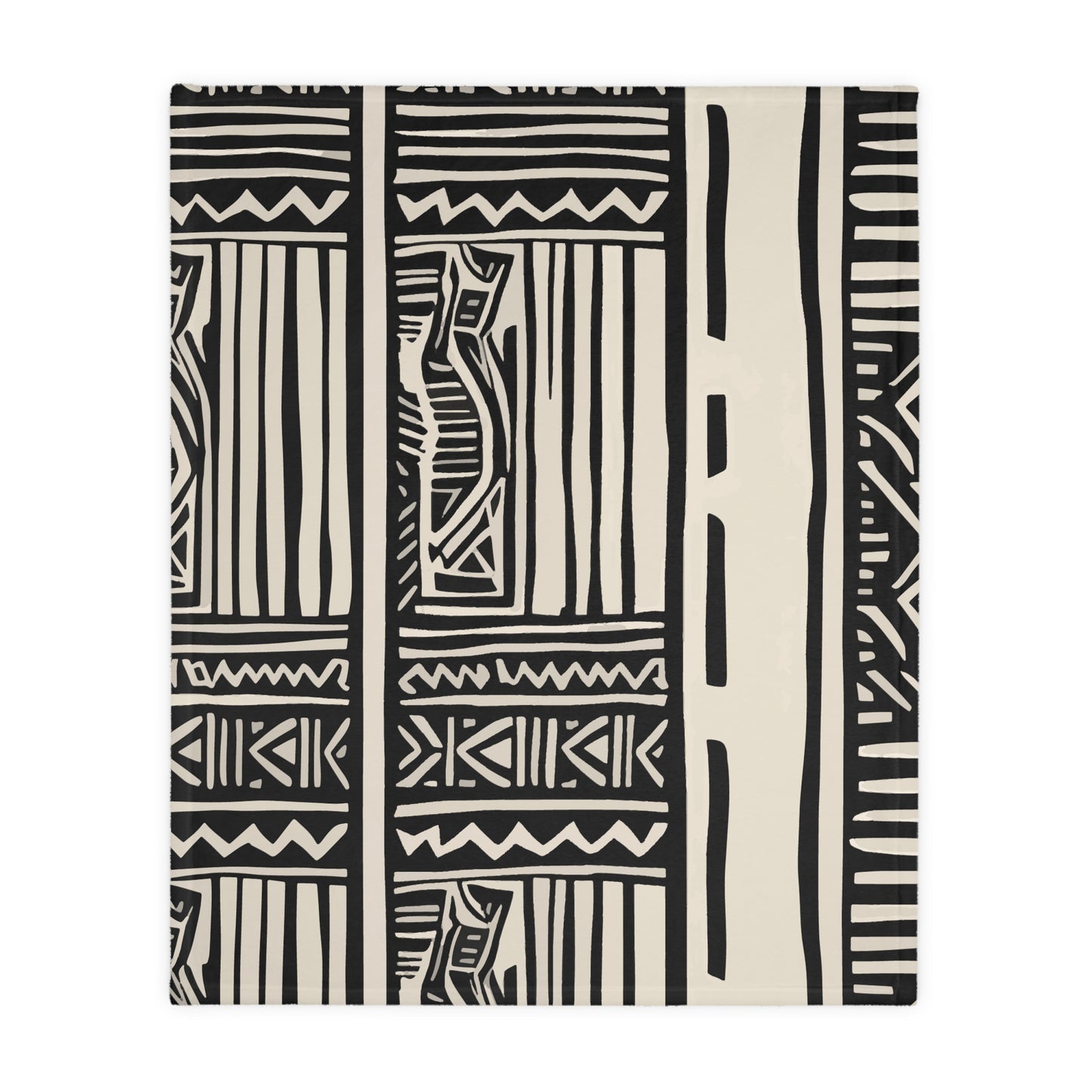 Modern African Tribal Throw Blanket