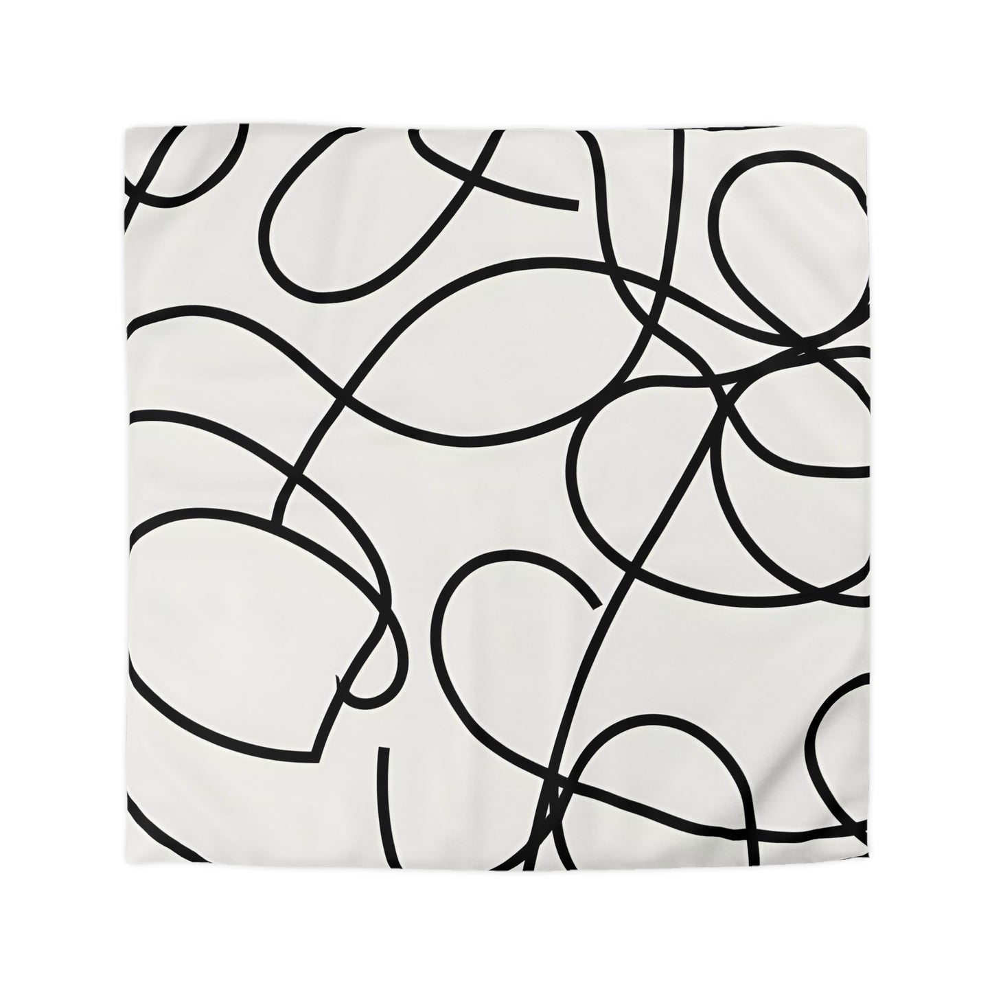 Abstract Single Line Duvet Cover