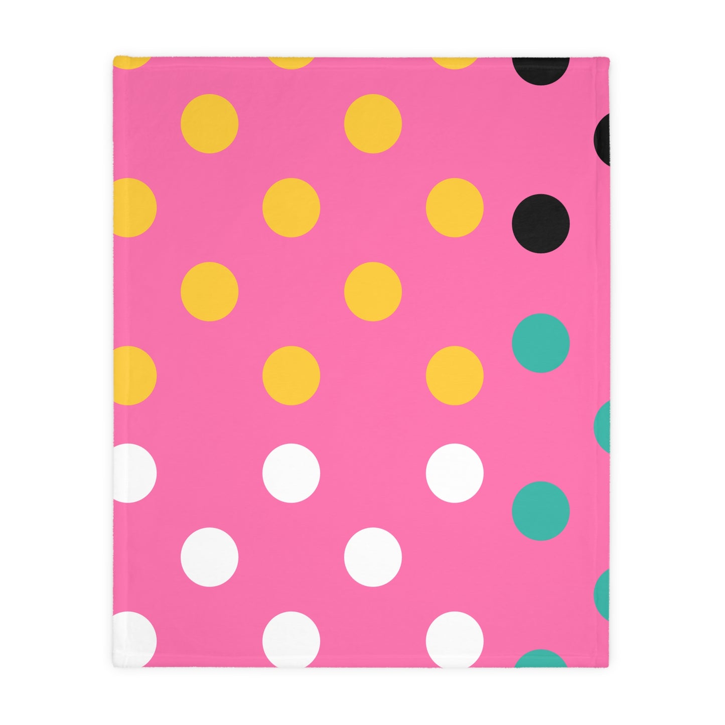 Modern Polka Dots Throw Blanket