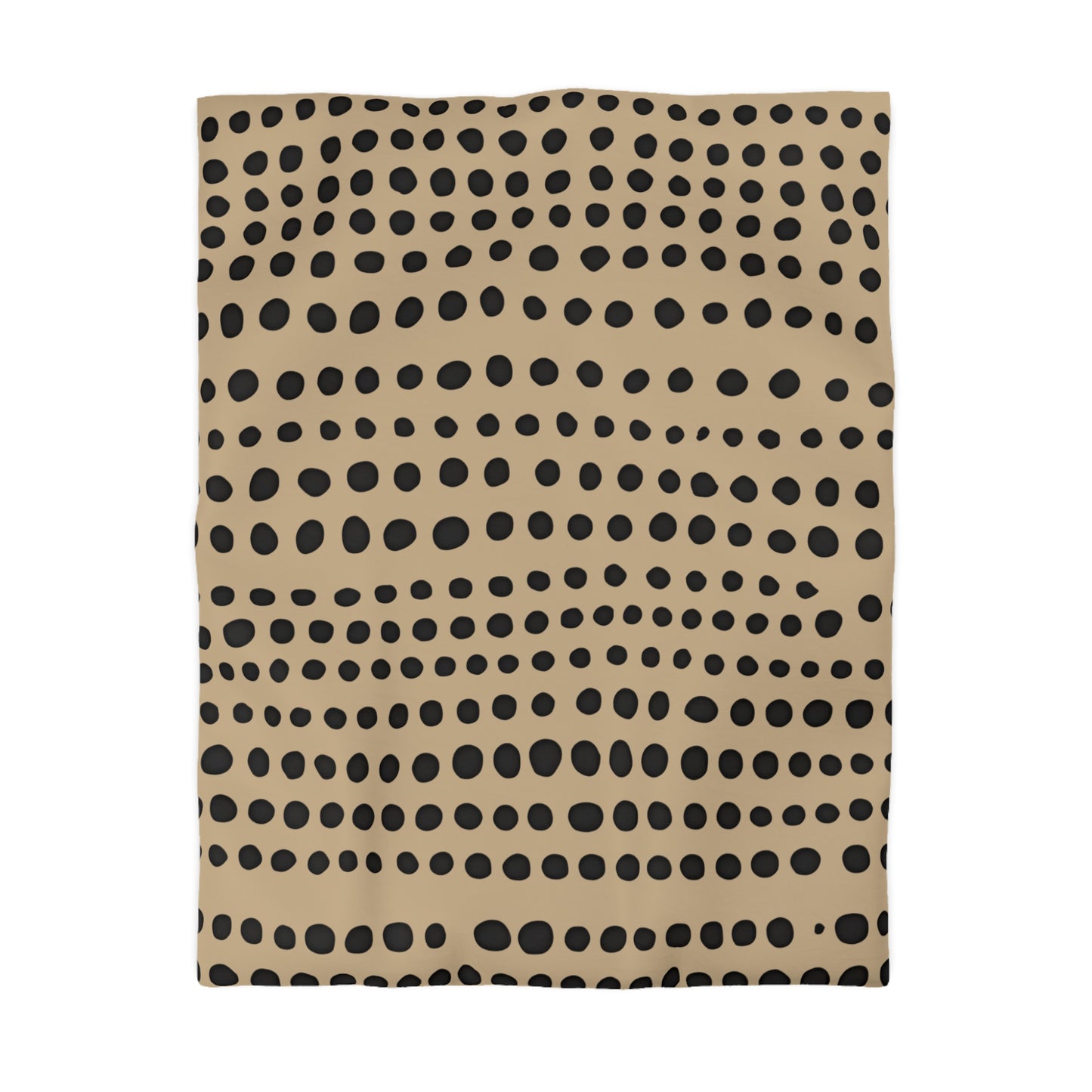 Monotone Modern Polka Dot Duvet Cover