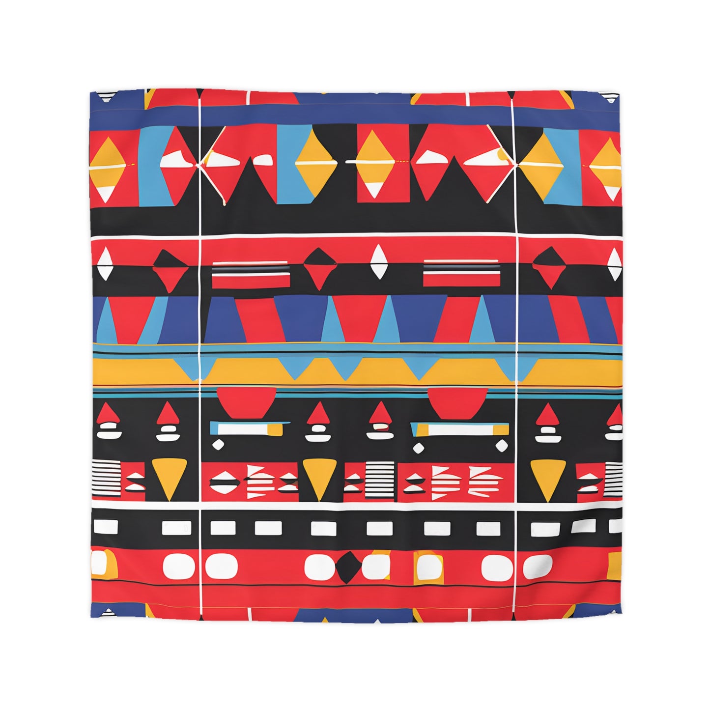 Abstract Geometric Tribal Duvet Cover