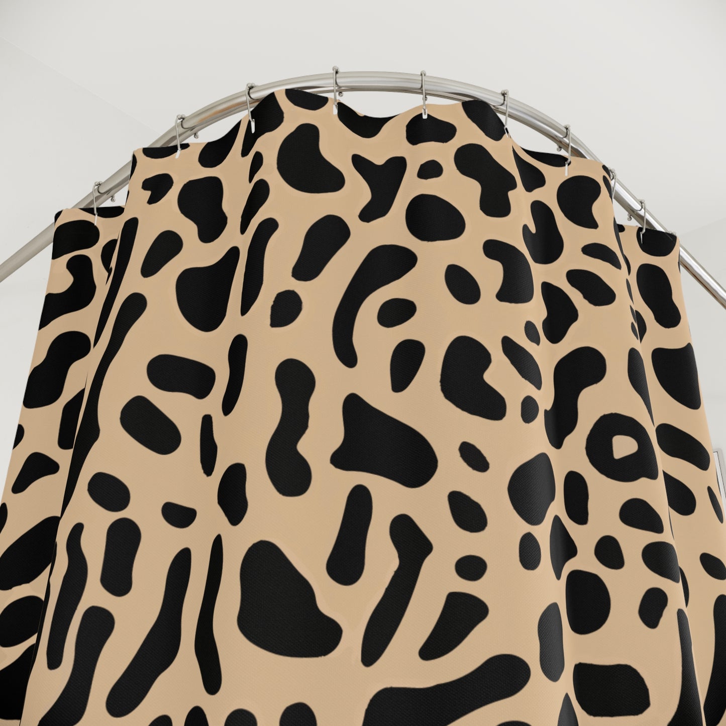 Modern Abstract Leopard Shower Curtain
