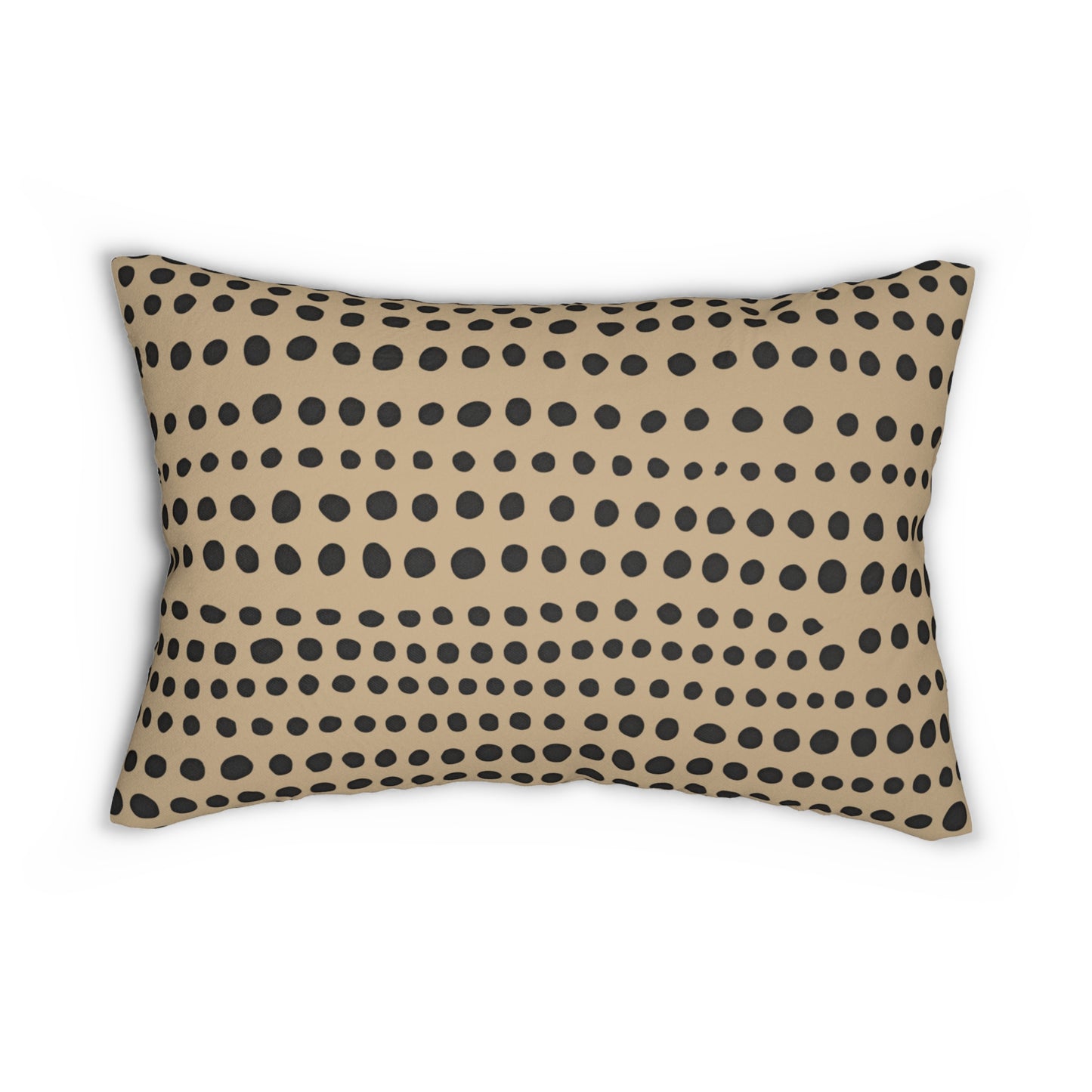 Monotone Modern Polka Dot Lumbar Pillow