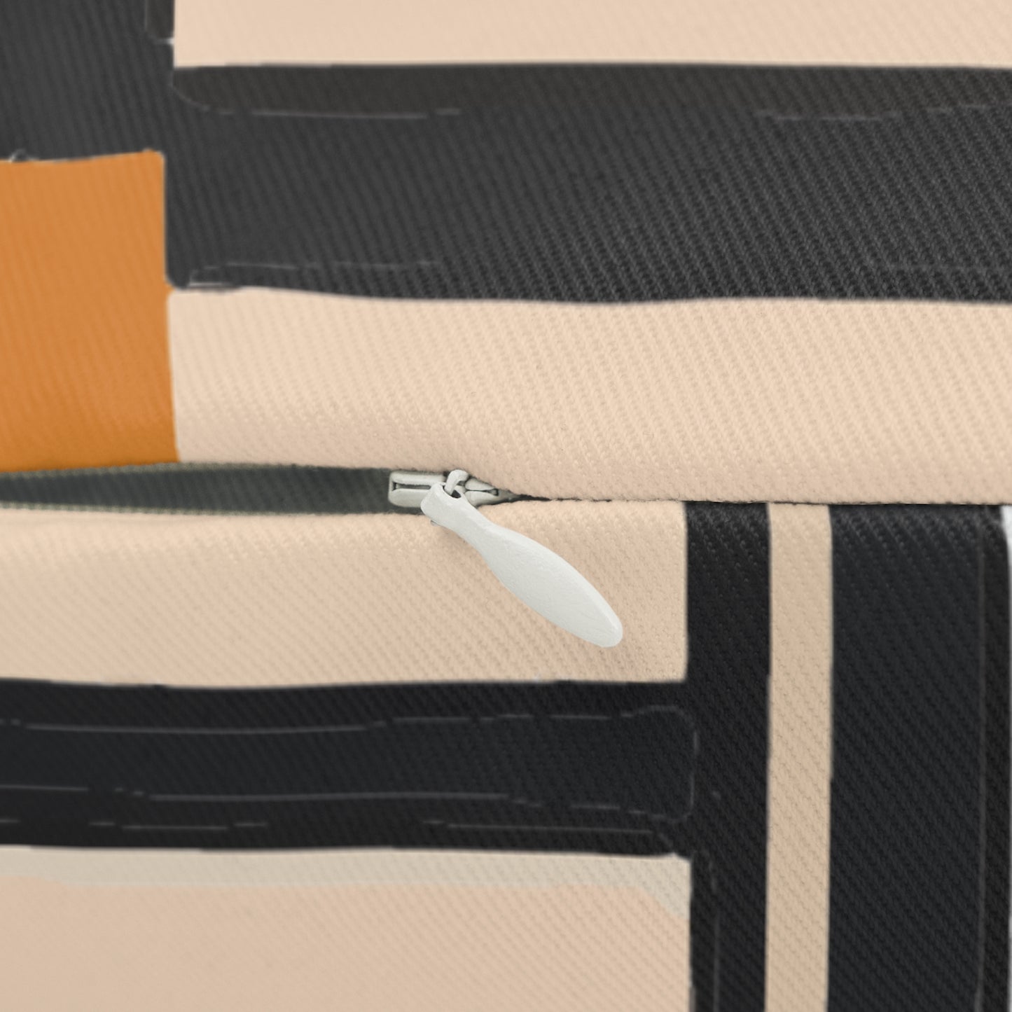 Monotone Tribal Inspired Lumbar Pillow