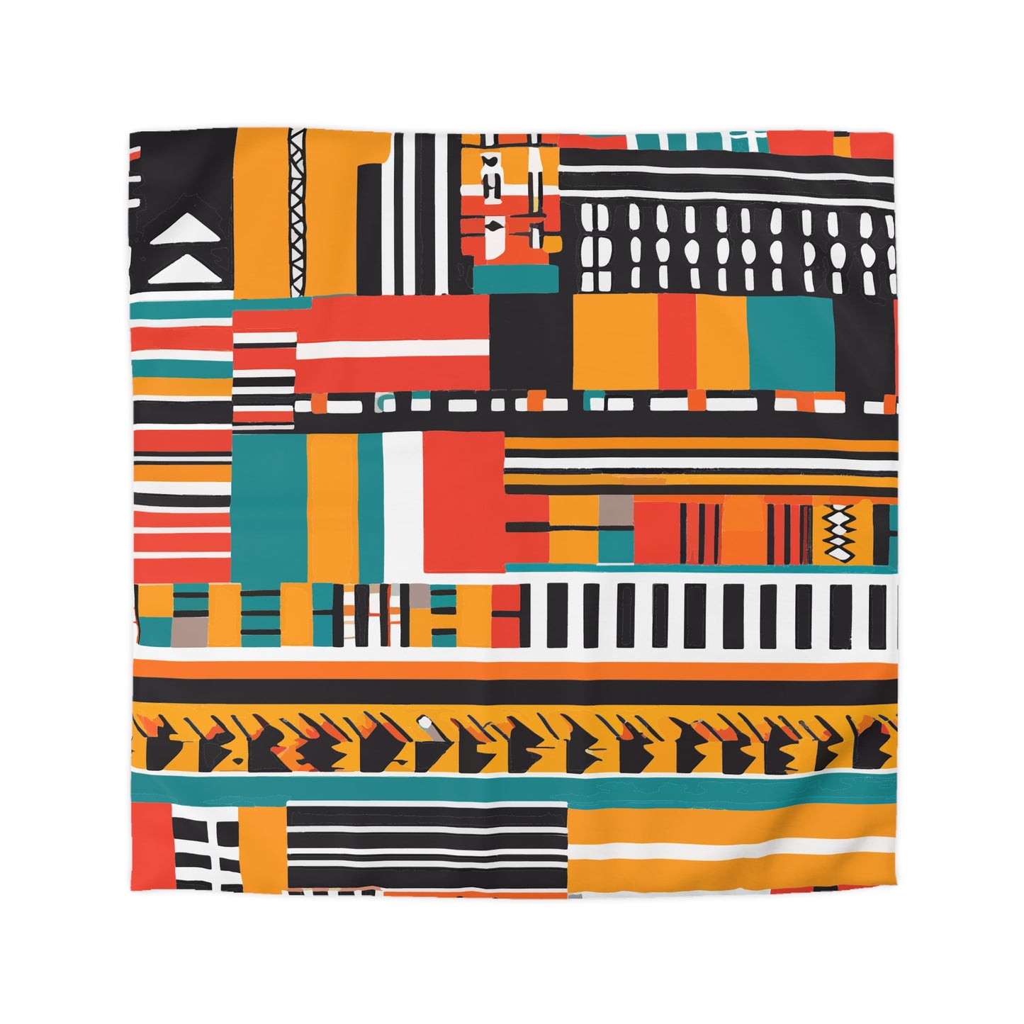 Vibrant Afrocentric Duvet Cover