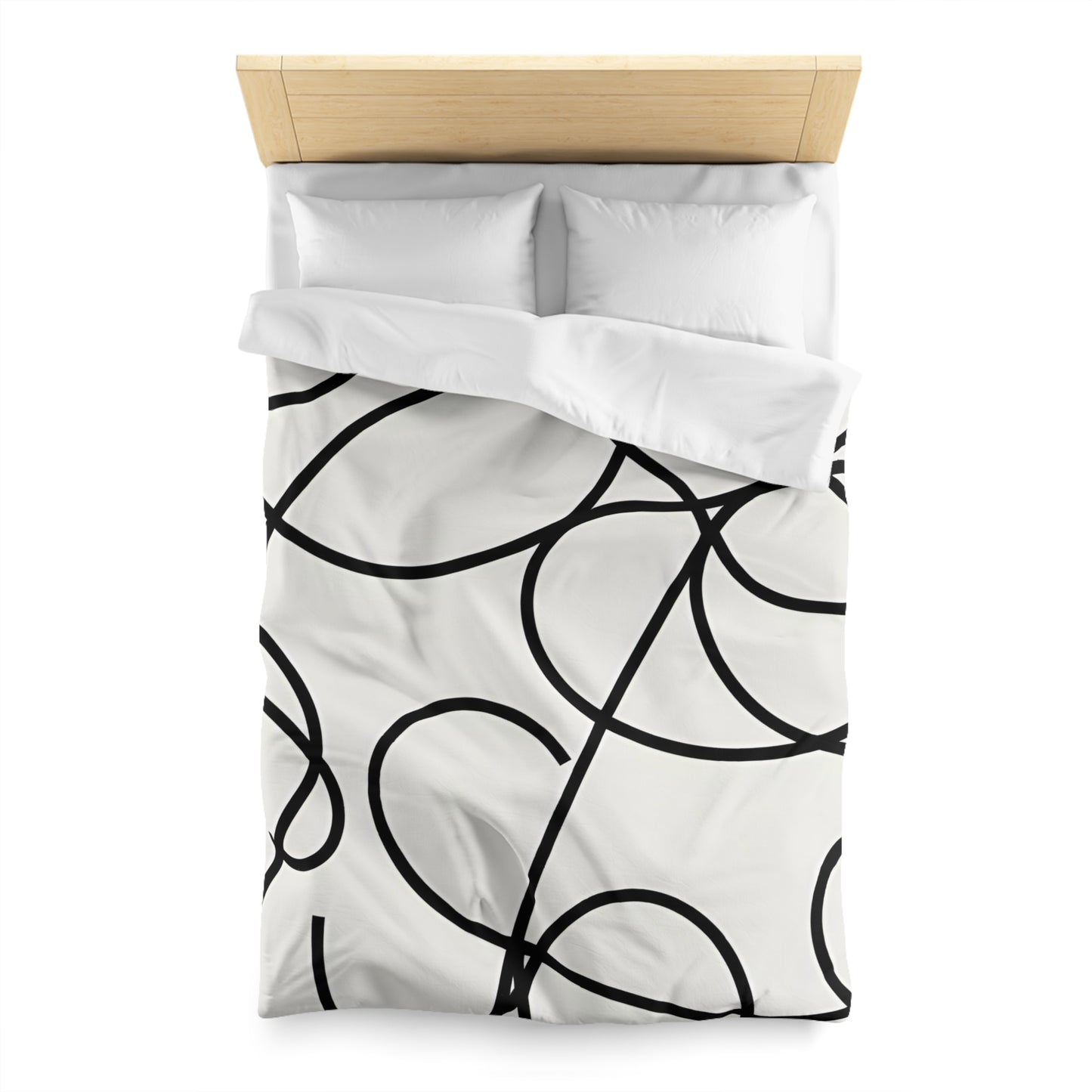 Abstract Single Line Duvet Cover