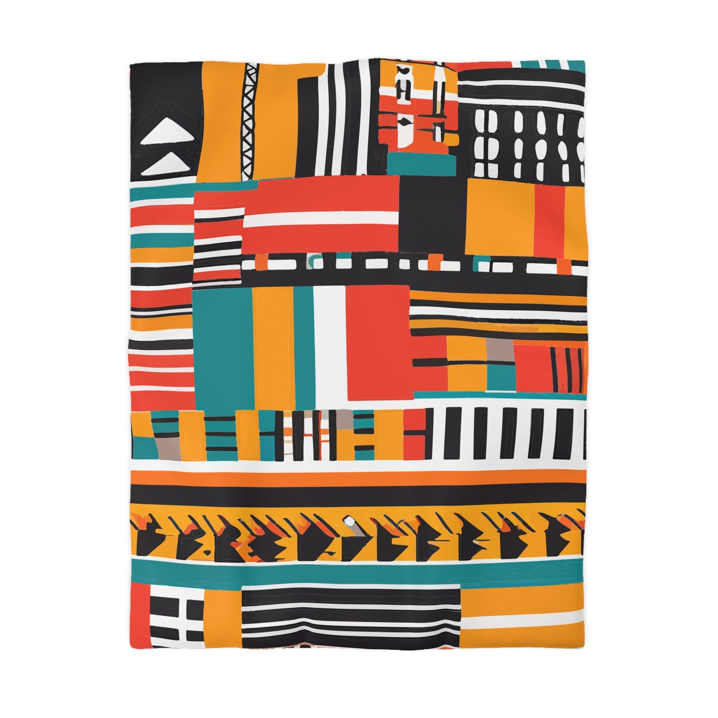 Vibrant Afrocentric Duvet Cover