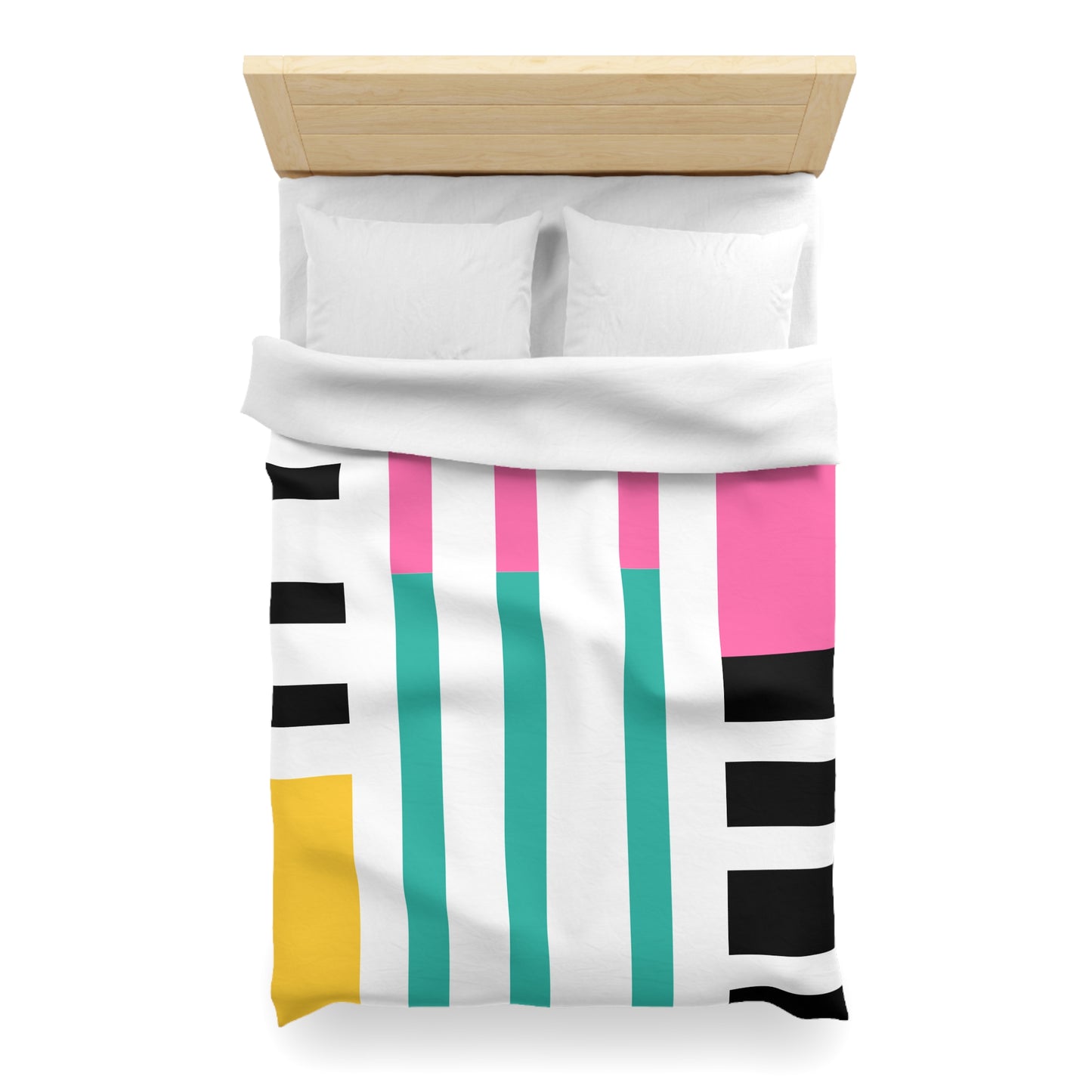 Abstract Geometric Striped Duvet Cover