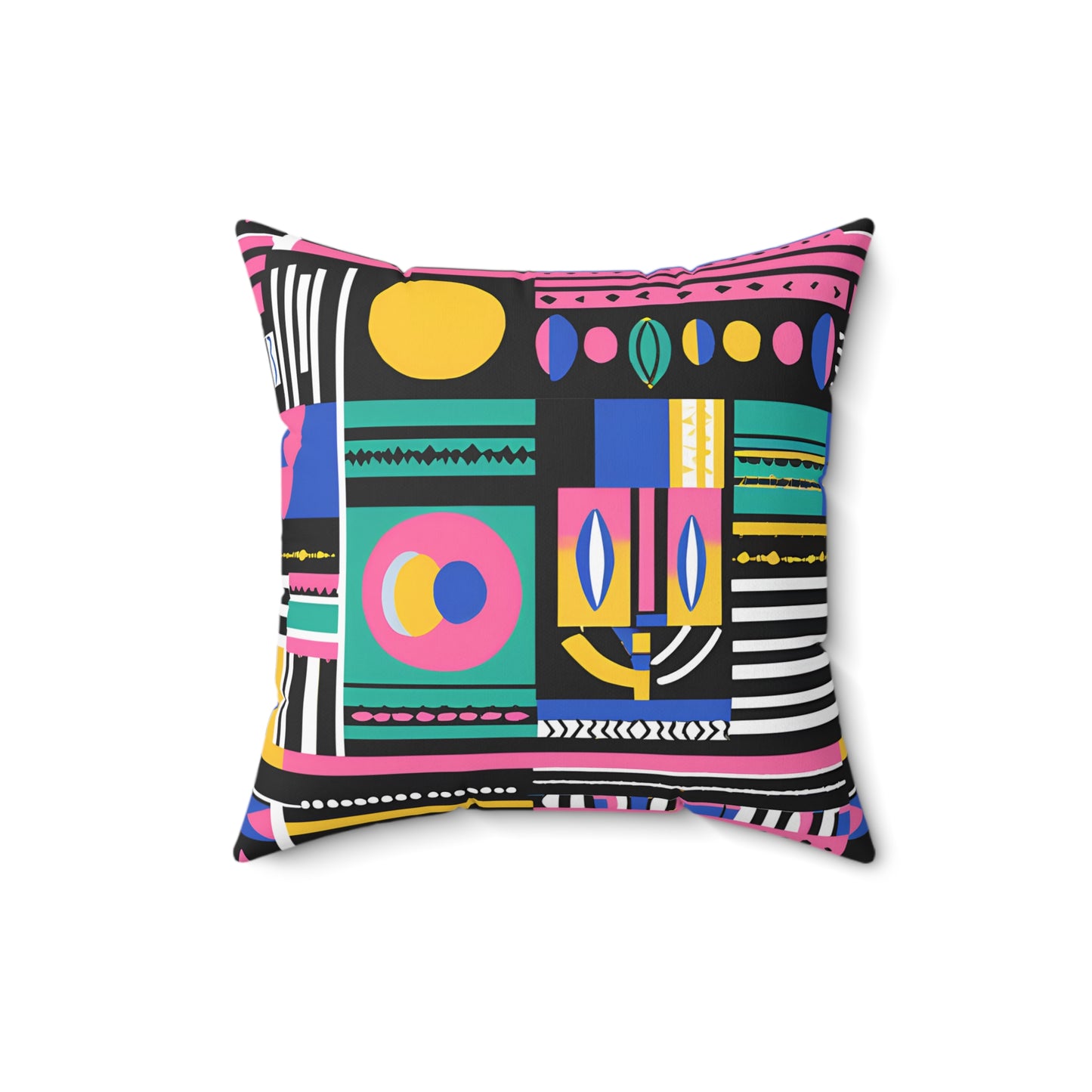 Abstract African Throw Pillow
