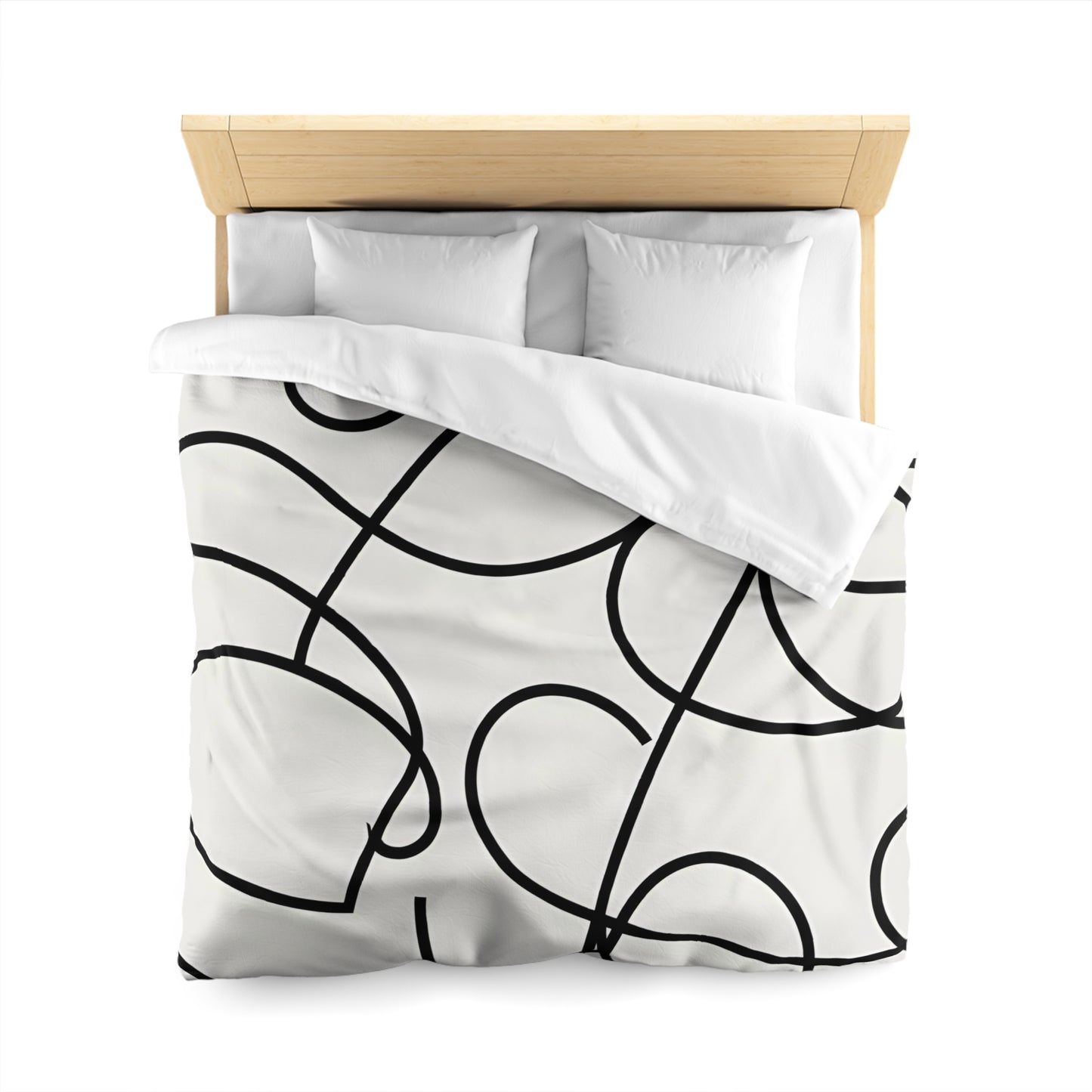 Abstract Single Line Duvet Cover