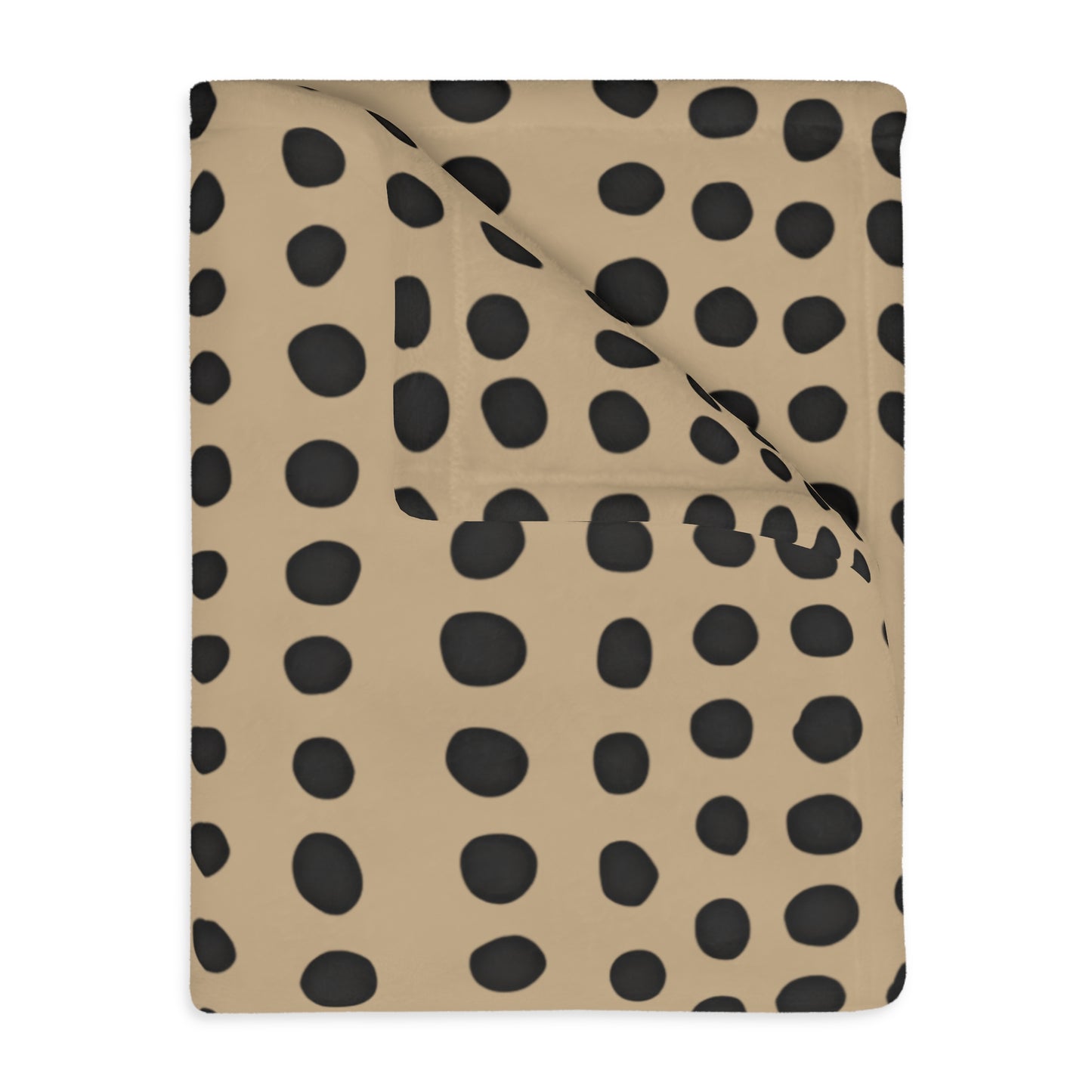 Monotone Modern Polka Dot Throw Blanket