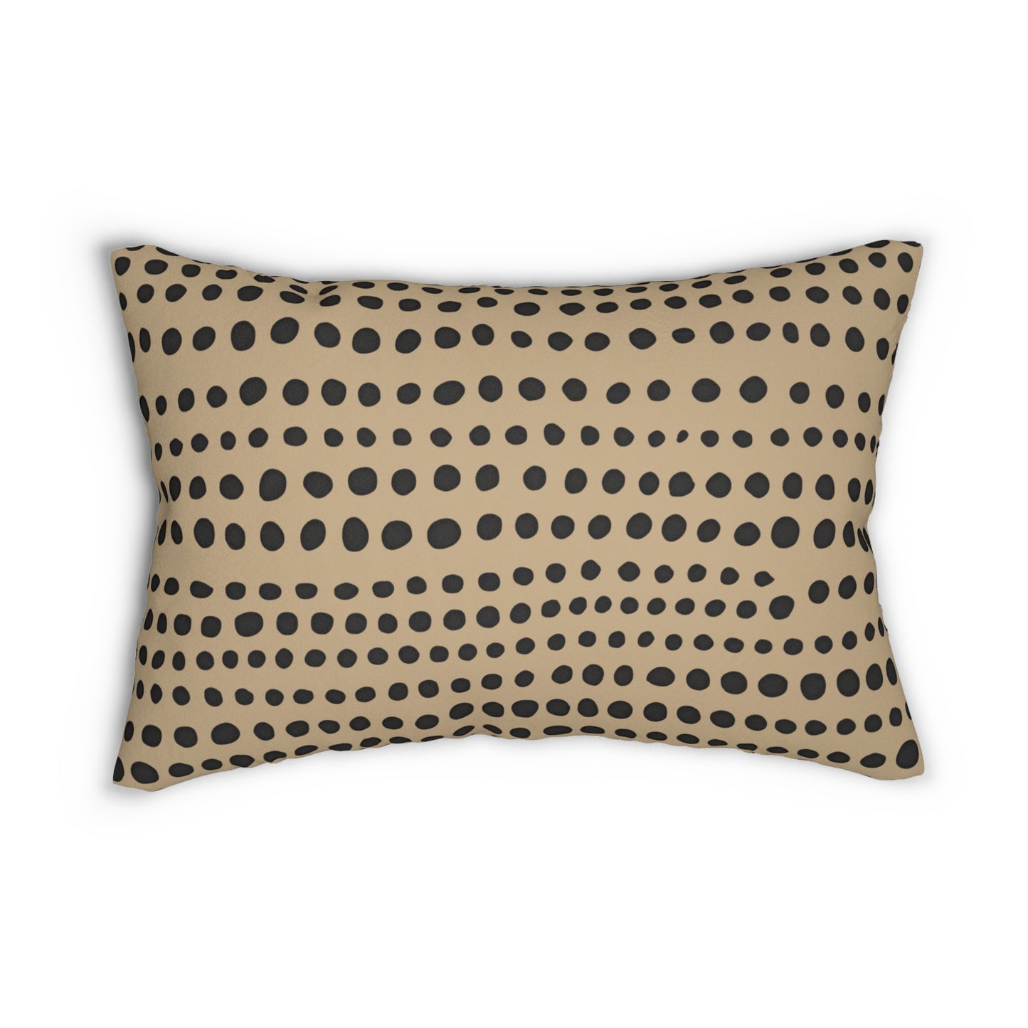 Monotone Modern Polka Dot Lumbar Pillow