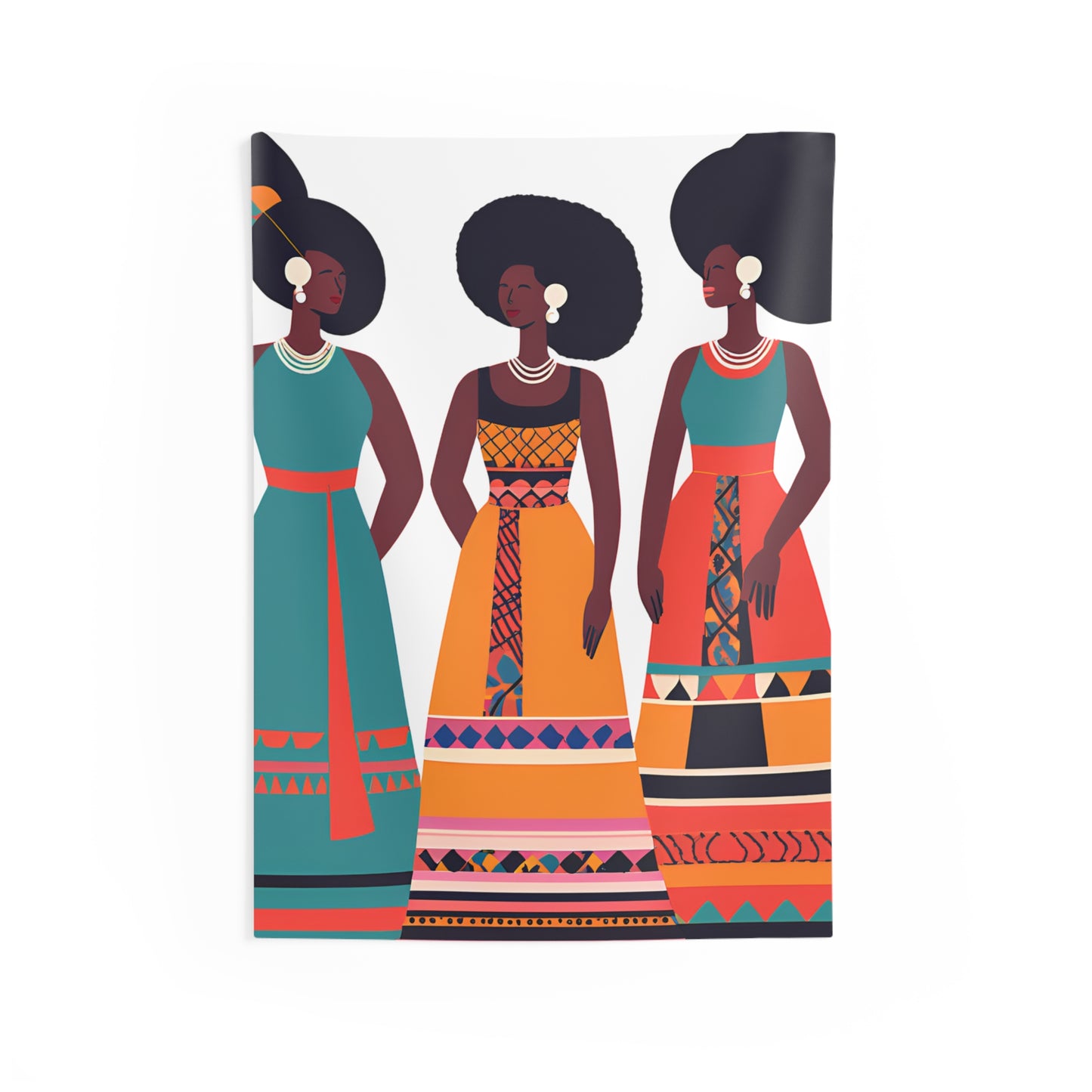 Sacred Threads - Afrocentric Wall Tapestry