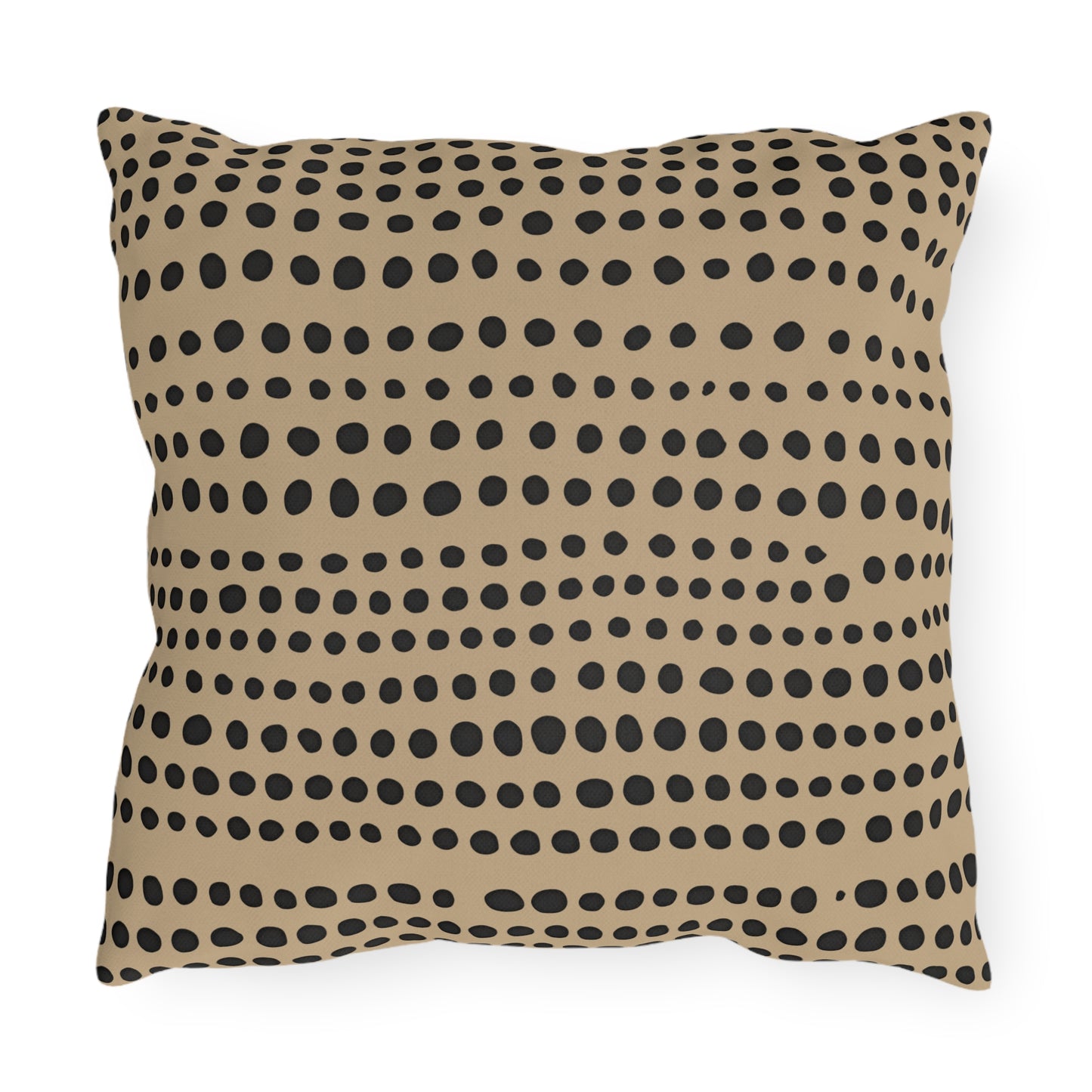 Monotone Modern Polka Dot Outdoor Pillow