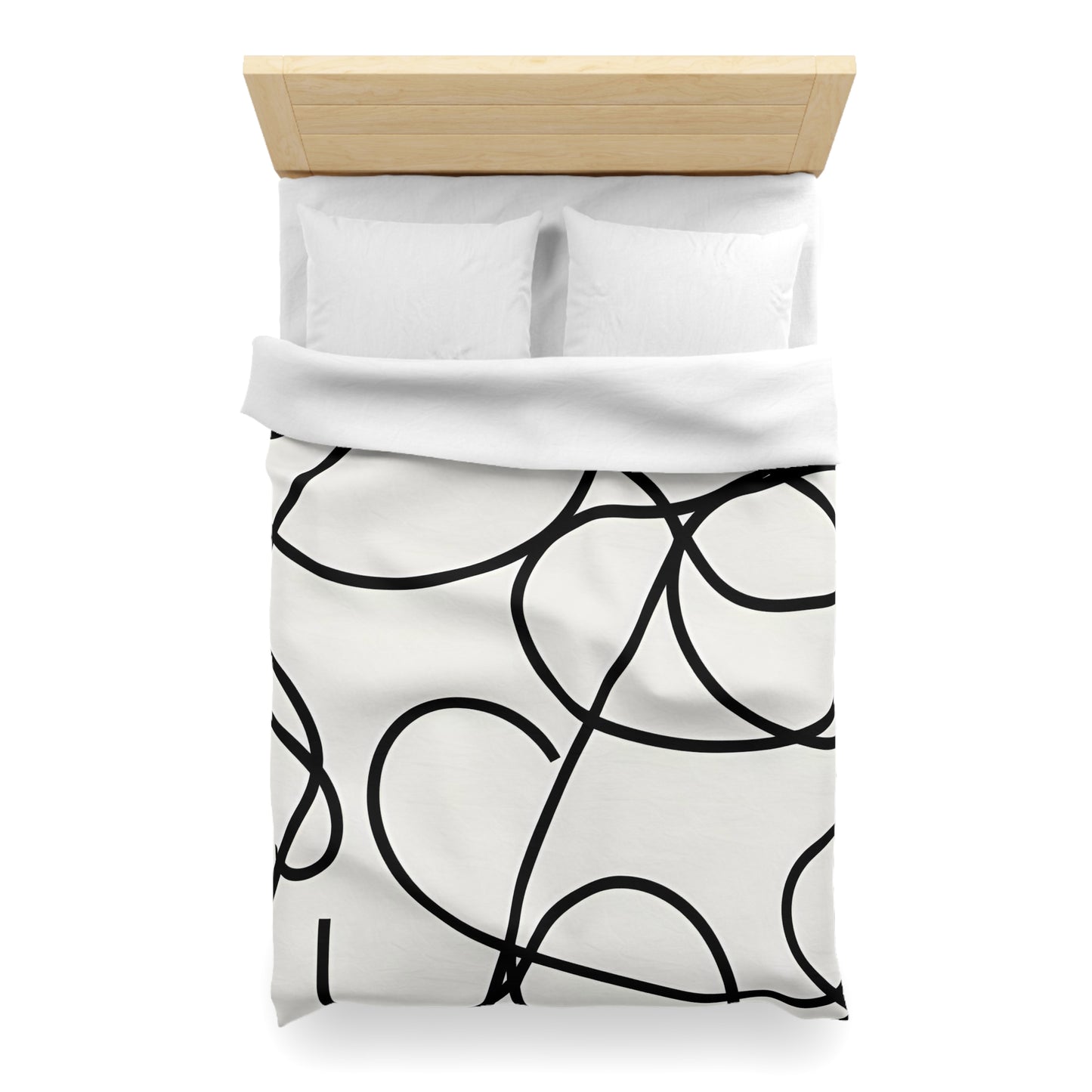 Abstract Single Line Duvet Cover