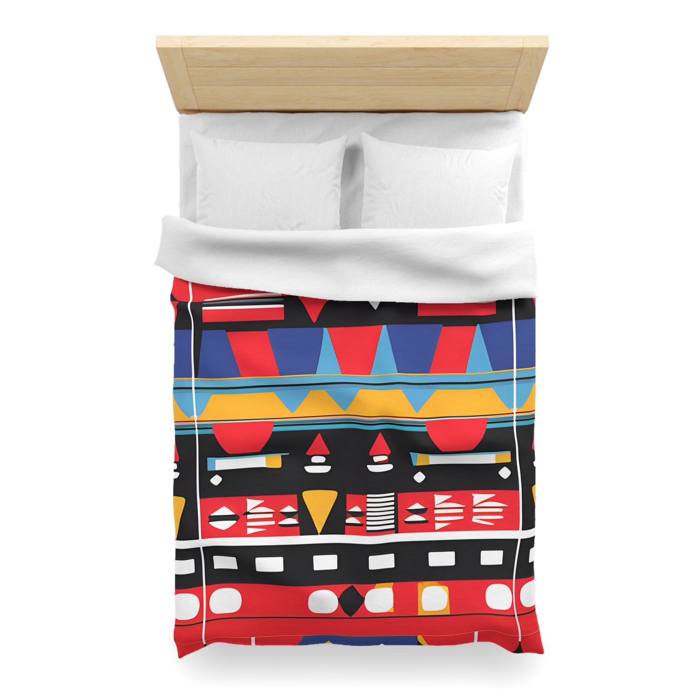 Abstract Geometric Tribal Duvet Cover