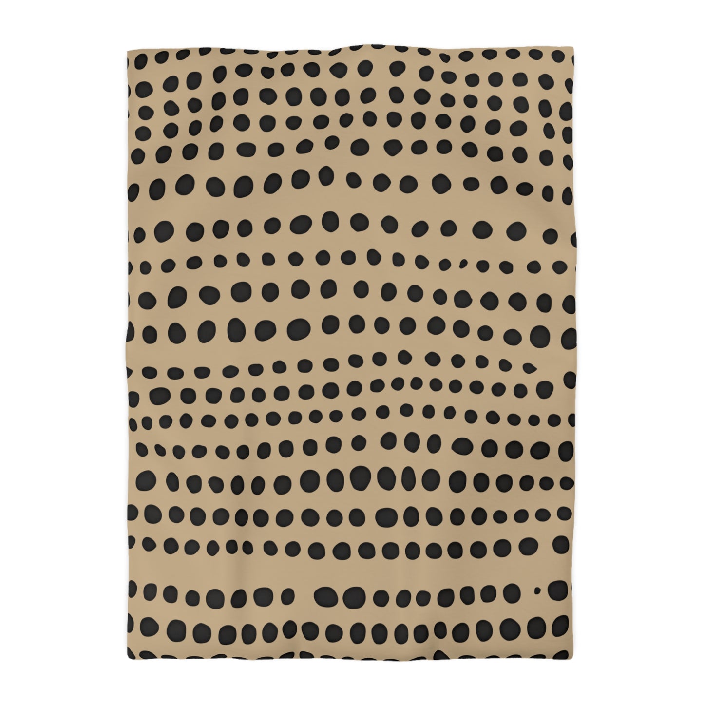 Monotone Modern Polka Dot Duvet Cover