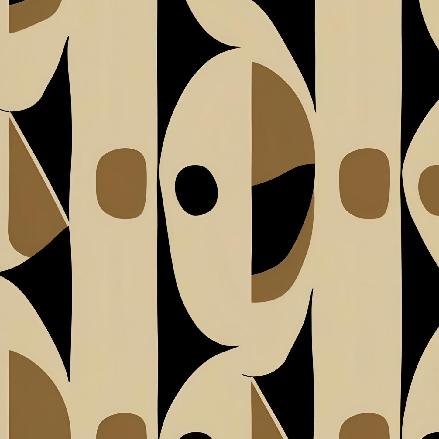 Afro Bohemian Peel & Stick Fabric Wallpaper Mural