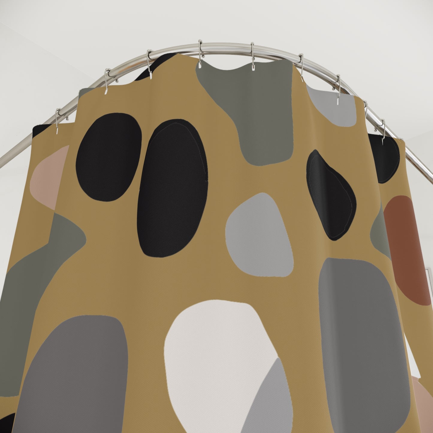 Modern Terrazzo Shower Curtain