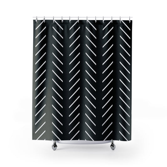 Tribal Chevron Shower Curtain