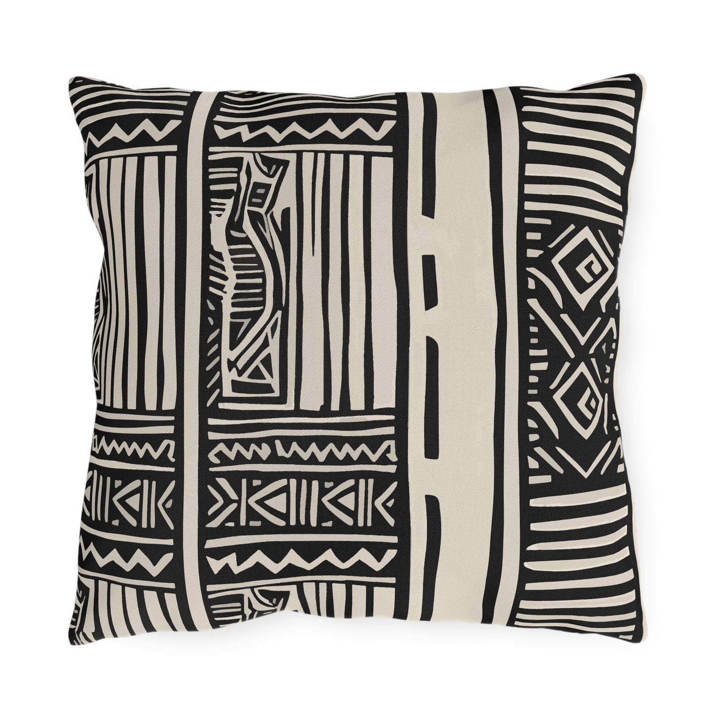 Modern African Tribal Outdoor Pillow