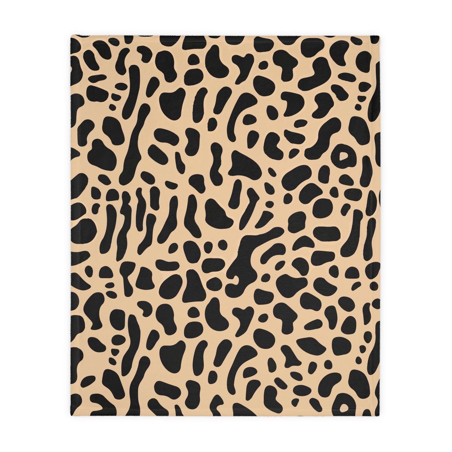 Modern Abstract Leopard Throw Blanket