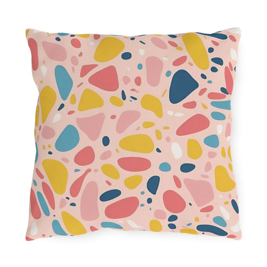Abstract Terrazzo Outdoor Pillow