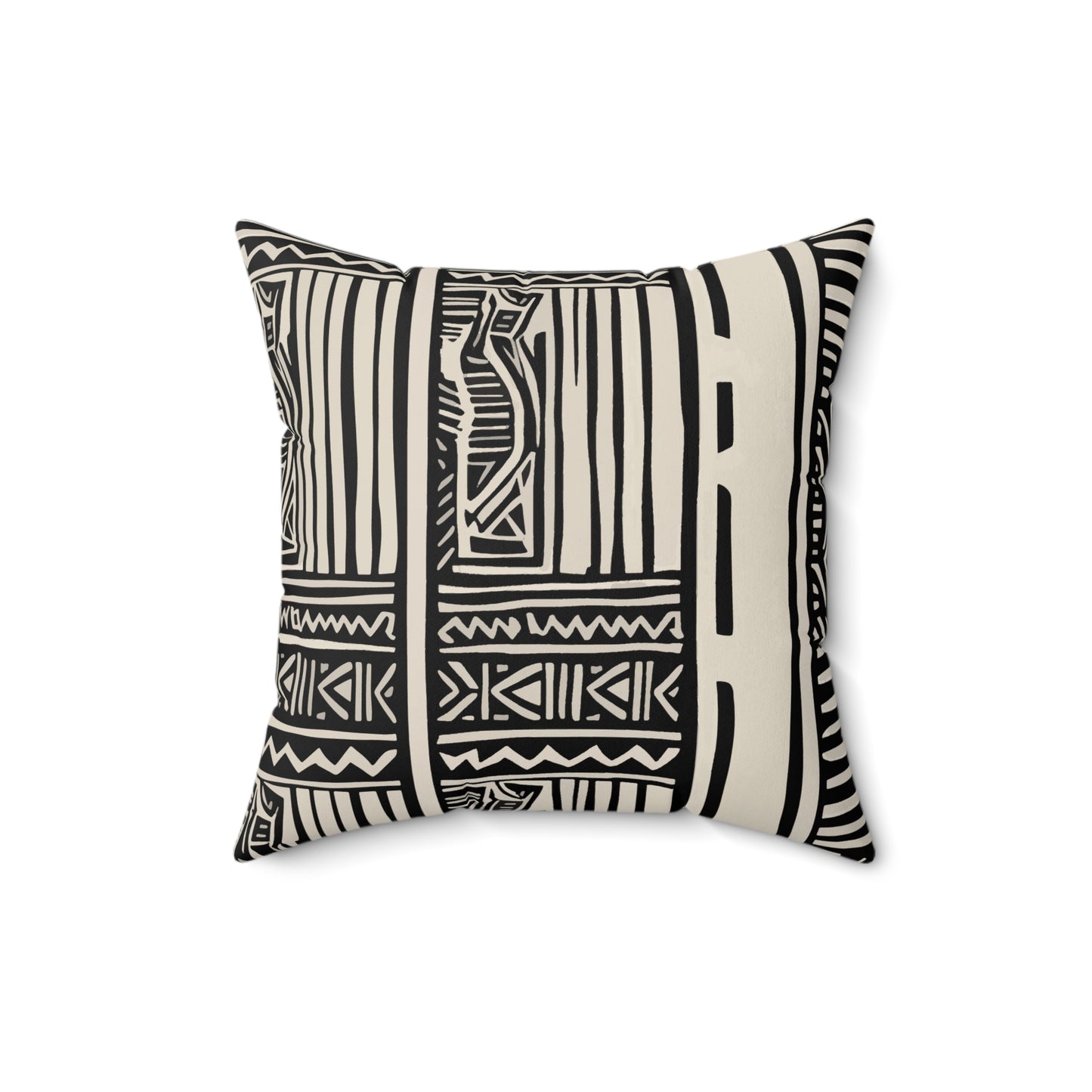 Modern African Tribal Throw Pillow