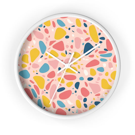 Abstract Terrazzo Wall Clock