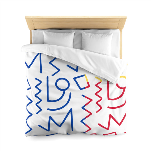 Color Block Tribal Duvet Cover