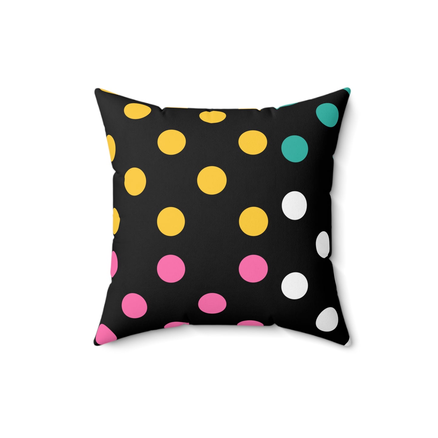 Modern Polka Dots Throw Pillow