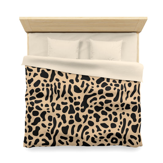 Modern Abstract Leopard Duvet Cover