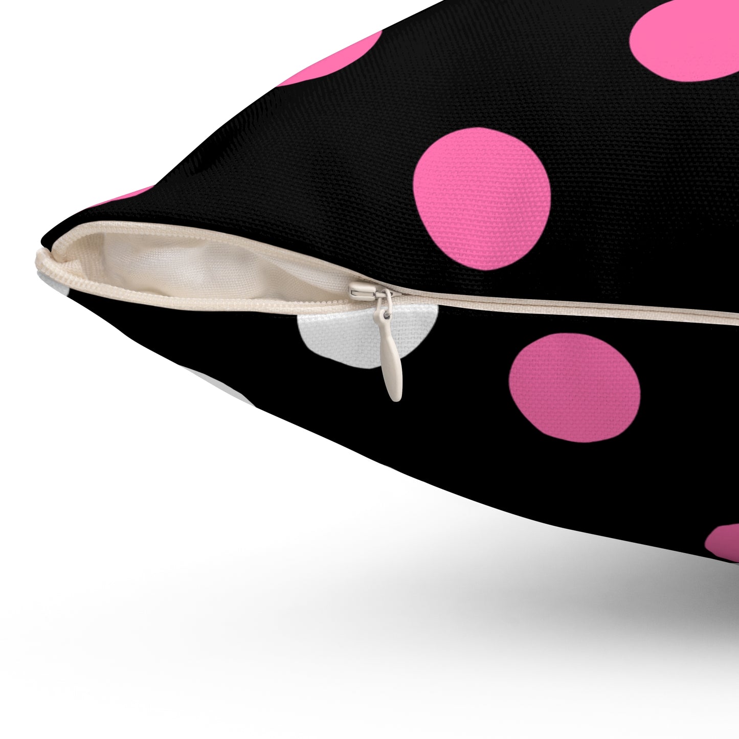 Modern Polka Dots Throw Pillow