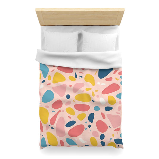 Abstract Terrazzo Duvet Cover