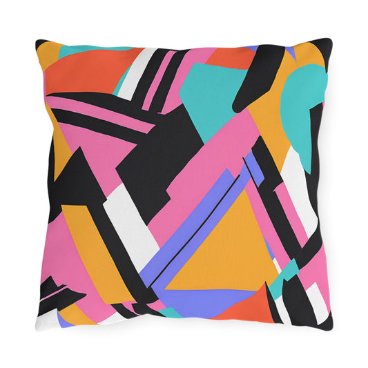 90’s Retro Outdoor Pillow