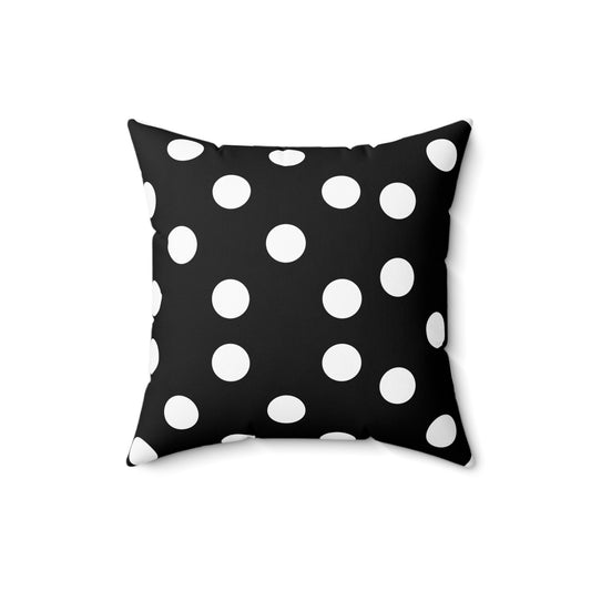Modern Polka Dots Throw Pillow