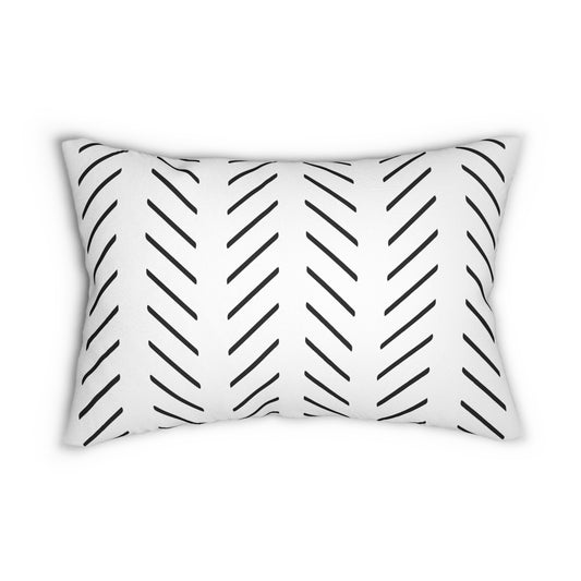 Tribal Chevron Lumbar Pillow