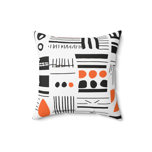 Modern Tribal Throw Pillow