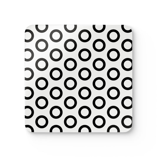 Modern Geometric Circles Coaster Set