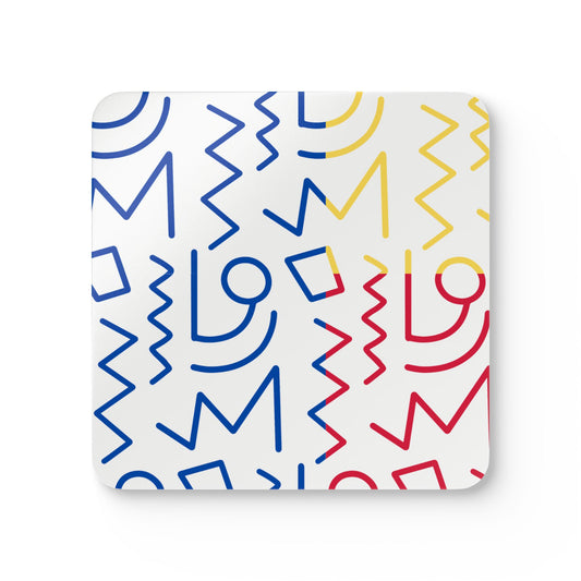 Color Block Tribal Coaster Set
