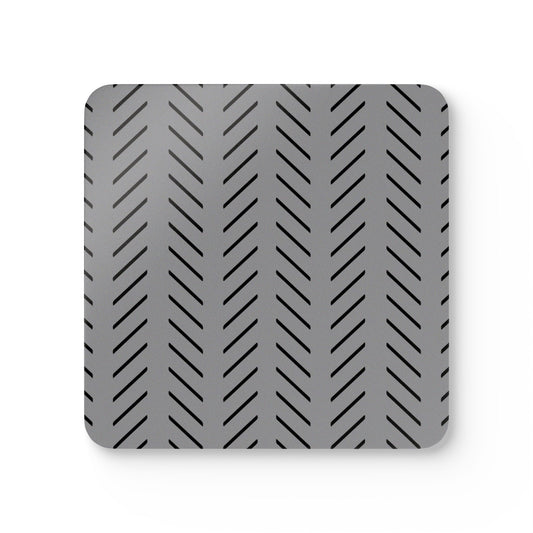 Tribal Chevron Corkwood Coaster Set