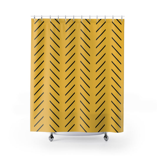 Tribal Chevron Shower Curtain