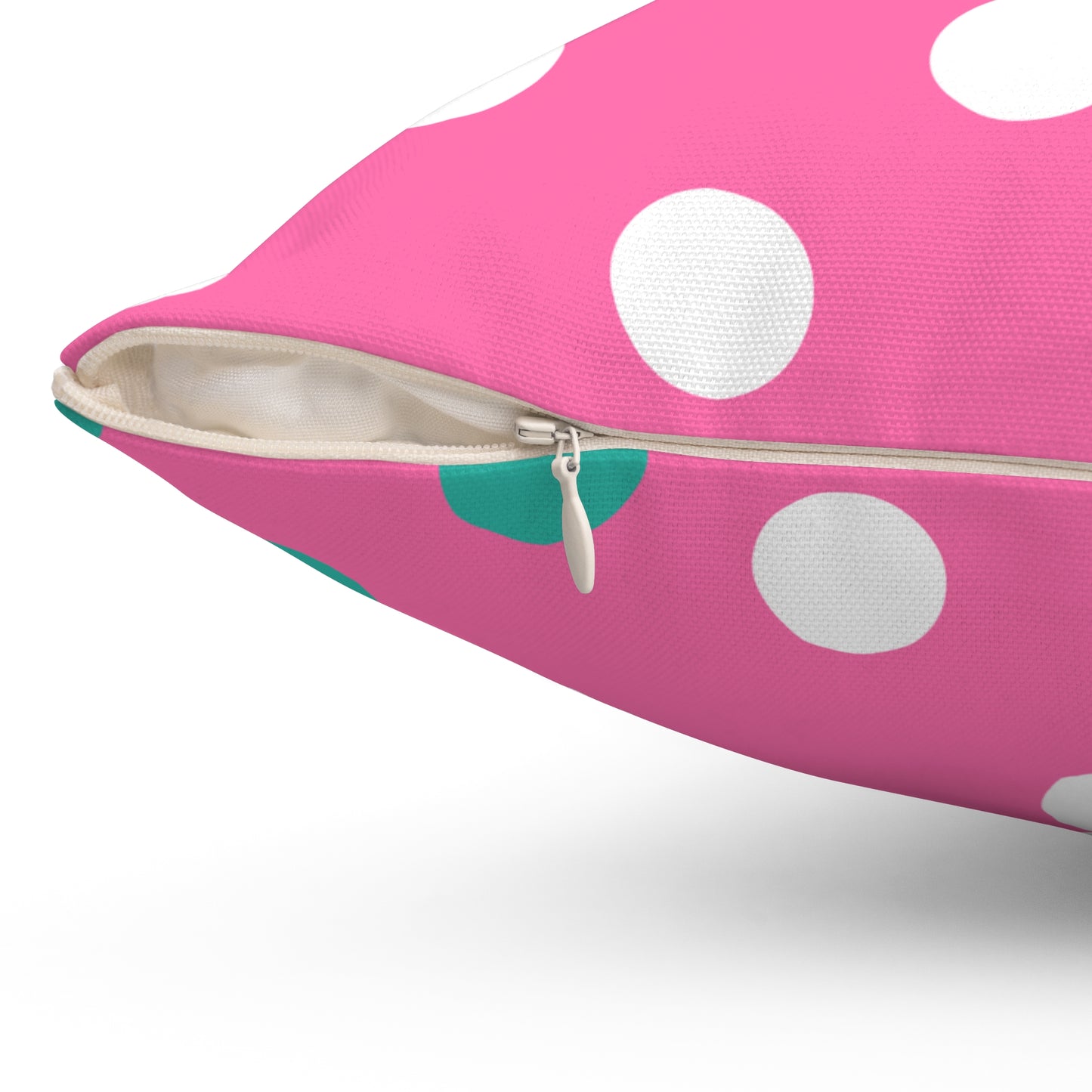 Modern Polka Dots Throw Pillow