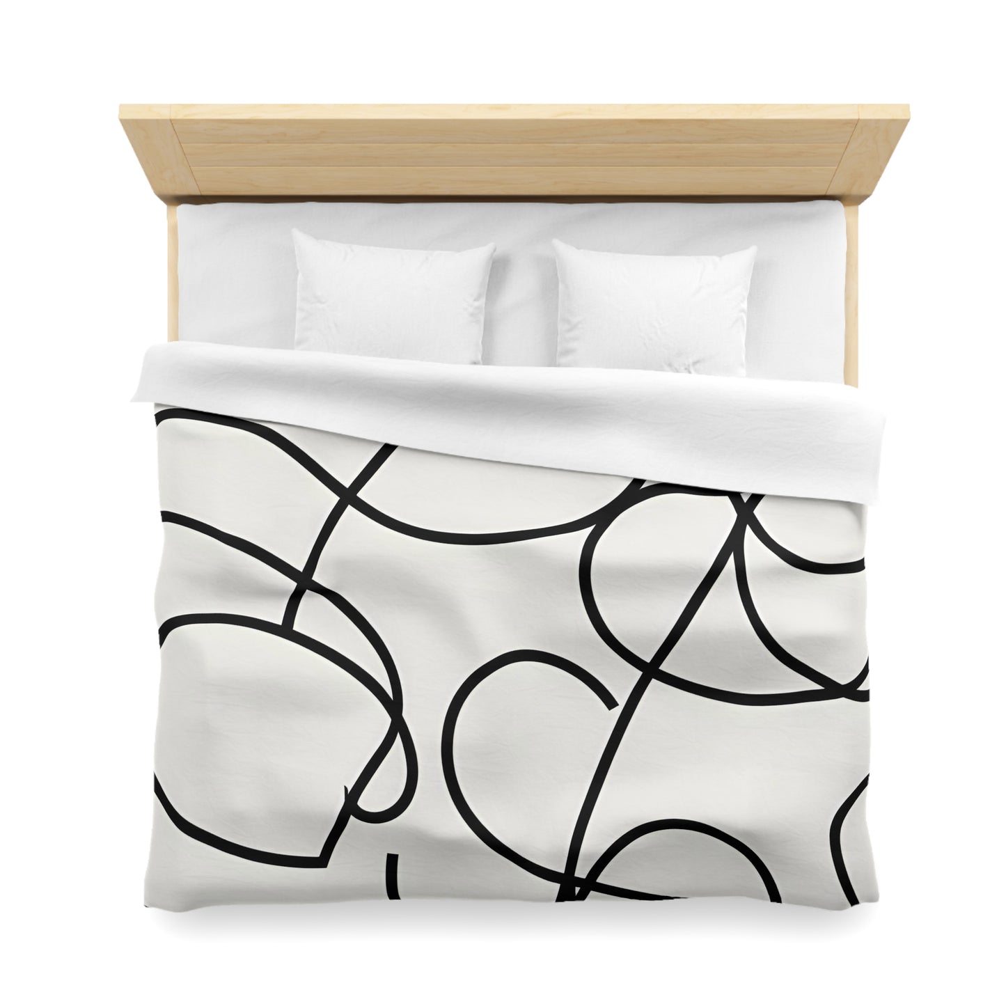Abstract Single Line Duvet Cover