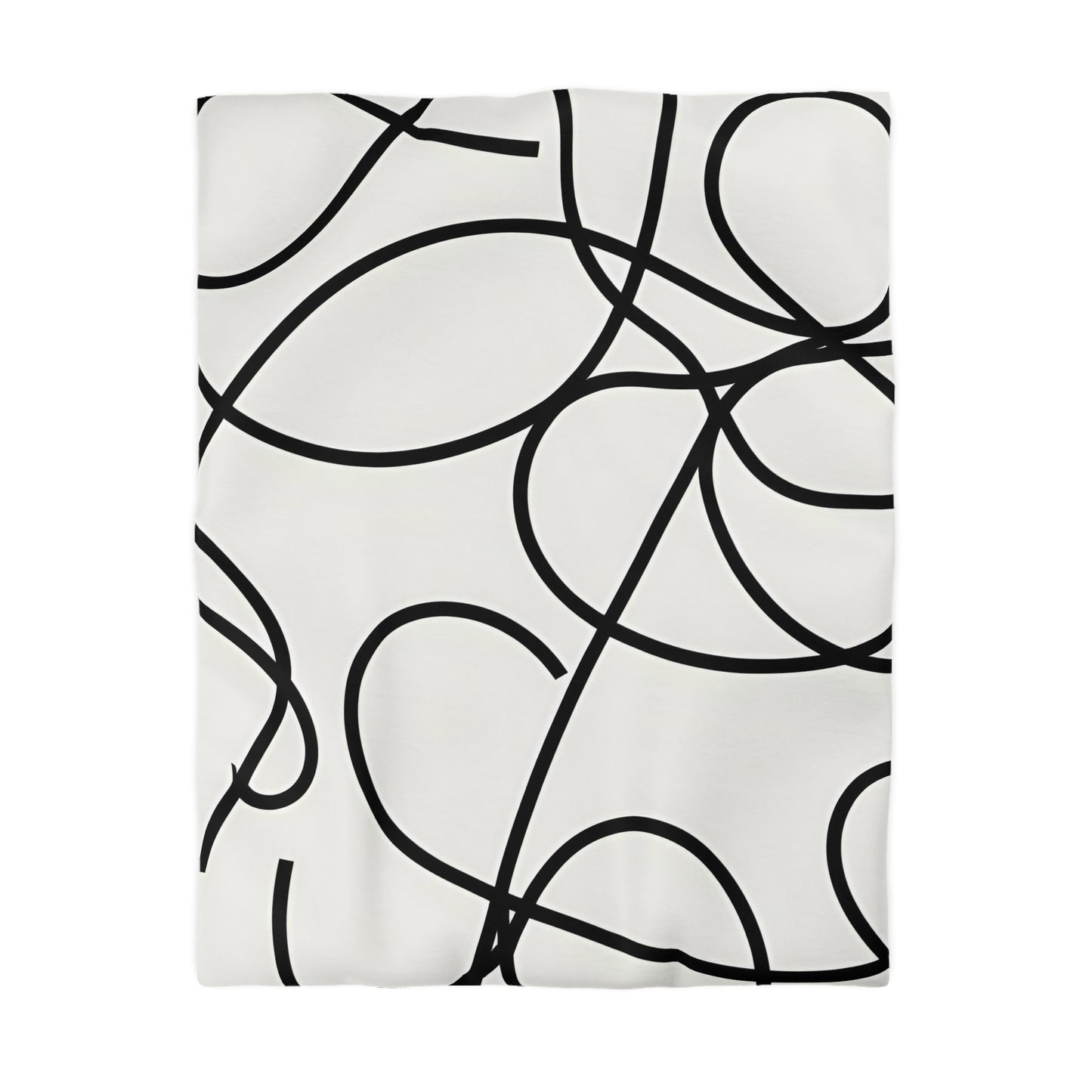Abstract Single Line Duvet Cover