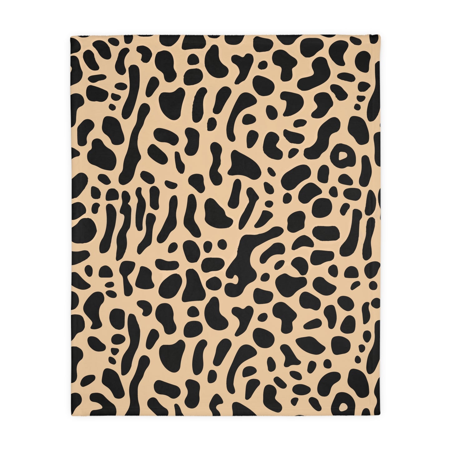 Modern Abstract Leopard Throw Blanket