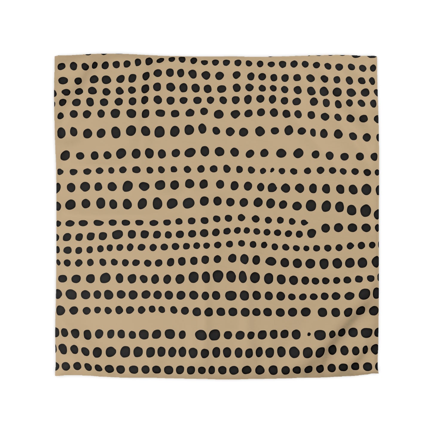 Monotone Modern Polka Dot Duvet Cover