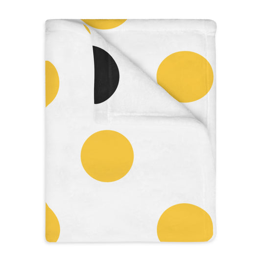 Modern Polka Dots Throw Blanket