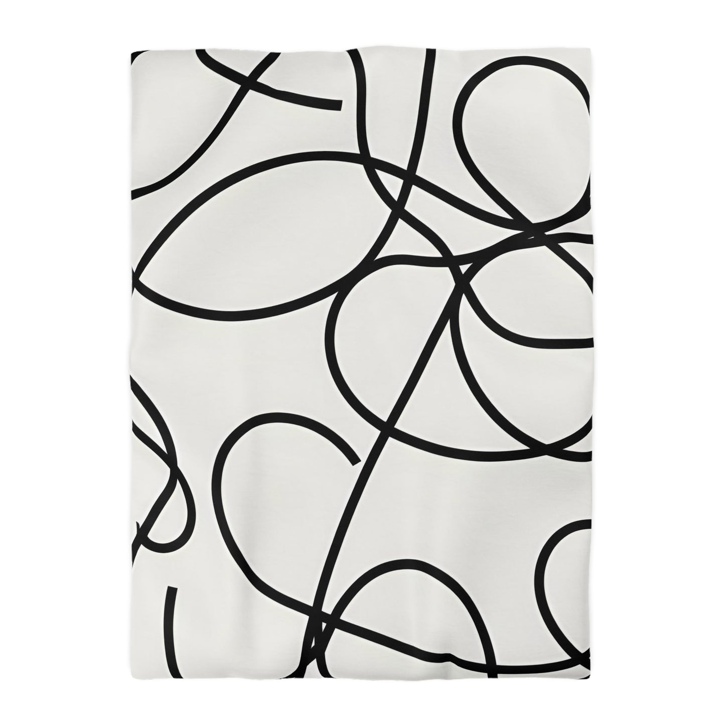 Abstract Single Line Duvet Cover